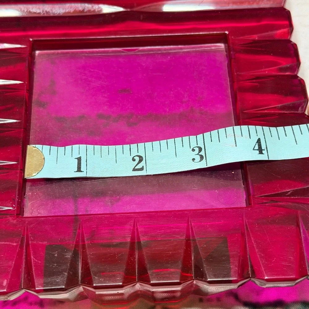 Vintage 80’s Pink Decorative Frame‎ acrylic